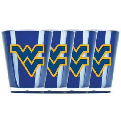 West Virginia Mountaineers Shot Glass - 4 Pack