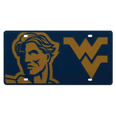 West Virginia Mountaineers Full Color Mega Inlay License Plate