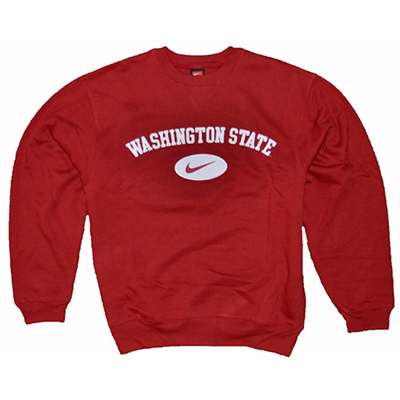 Nike Washington State Cougars Heavy Crew Sweatshirt