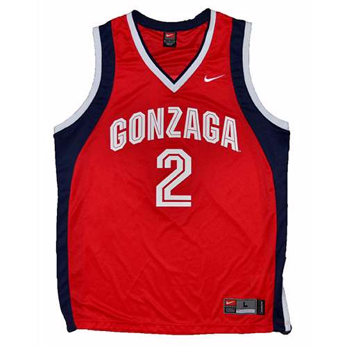 Nike Men's Gonzaga Bulldogs #24 Blue Replica Basketball Jersey, Large