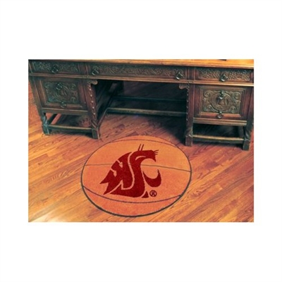 Wsu Cougars Basketball Floor Mat