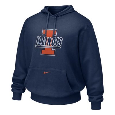 Illinois Hooded Sweatshirt - Nike Logo Hoody
