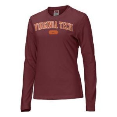 Virginia Tech Women's Nike Arched L/s T-shirt