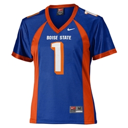 Boise State Broncos Womens Replica Football Jersey - #1 Royal
