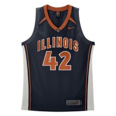 Illinois Replica Nike Basketball Jersey