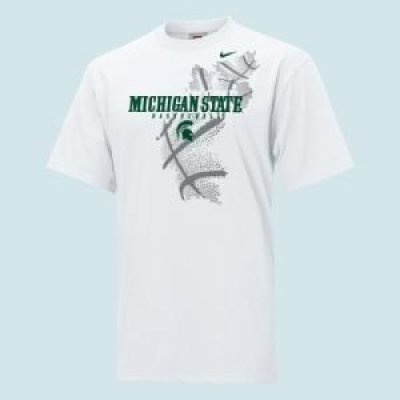 Michigan State Basketball Fan Nike T-shirt