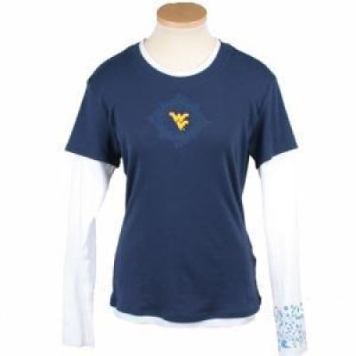 West Virginia Women's Nike Layered Universi-t-shirt