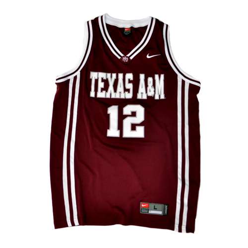 Outerstuff NCAA Youth Texas A&M Aggies Amped Up Player Basketball Shorts