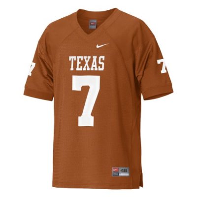 Nike Texas Longhorns Authentic Football Jersey - Orange #7