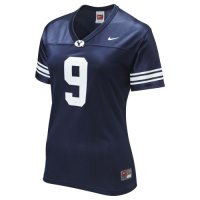 Nike Byu Cougars Womens Replica Football Jersey - #9 Navy