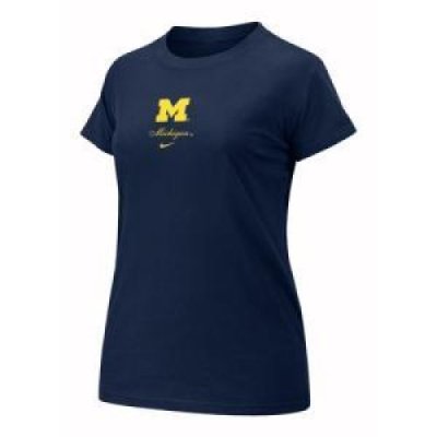Michigan Women's Nike S/s Logo Crew Tee
