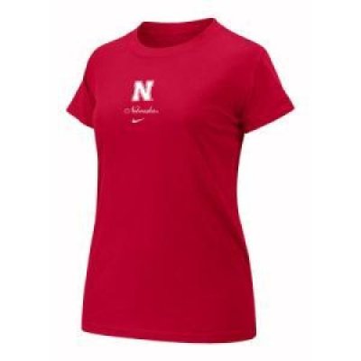 Nebraska Women's Nike S/s Logo Crew Tee