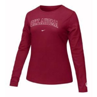 Oklahoma Women's Nike Long-sleeve Arch Tee