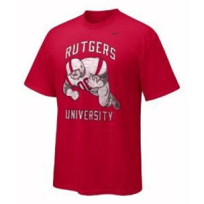 Rutgers Nike Old School Fb Tee