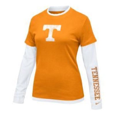 Tennessee Women's L/s College 2-in-1 Tee