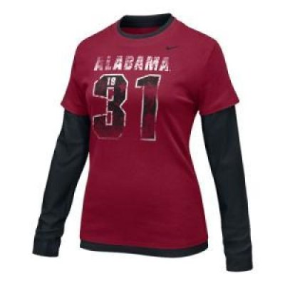Alabama Women's Nike L/s Double Layer Tee