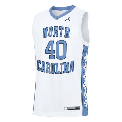 Nike North Carolina Tar Heels Replica Basketball Jersey - #40 White