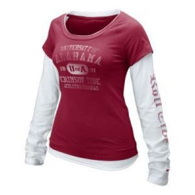 Alabama Women's Nike Long-sleeve Cross Campus Tee