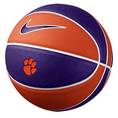 Nike Clemson Tigers Mini Rubber Basketball
