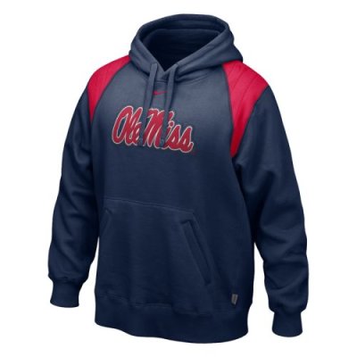 Nike Mississippi Rebels Hands To The Face Hooded Sweatshirt