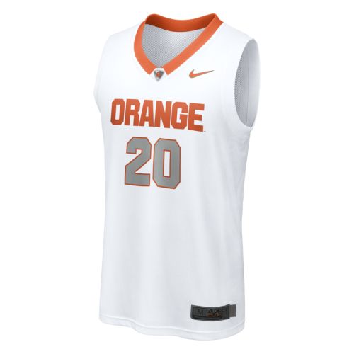 Nike #1 Retro Script Syracuse Basketball Jersey Orange / X-Large