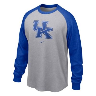 Nike Kentucky Wildcats Long-sleeve Waffle Crew Shirt