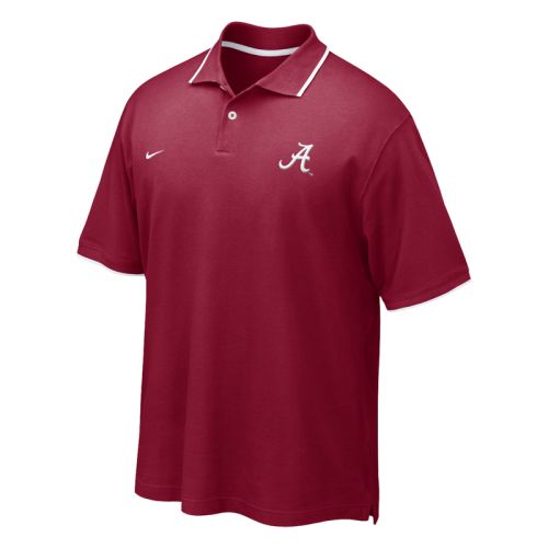 Alabama Crimson Tide Polo Shirt - Nike Cotton Pique Polo Shirt