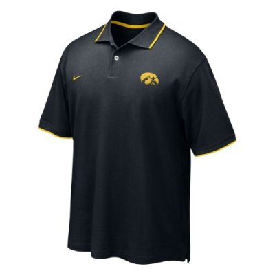 Nike Iowa Hawkeyes Cotton Pique Polo Shirt