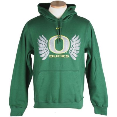 Nike Oregon Ducks Hooded Sweatshirt - Wings Logo