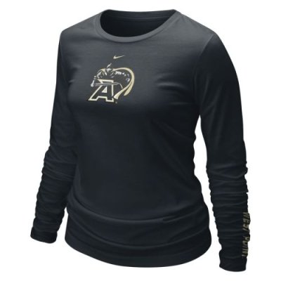 Nike Army Black Knights Womens Long Sleeve Logo T-shirt