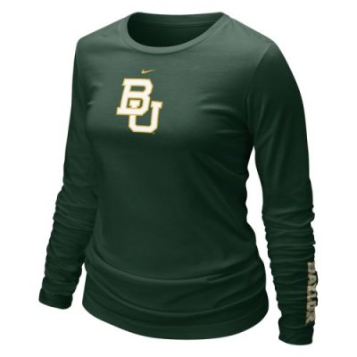 Baylor Bears Shirt - Nike Women's Long Sleeve Logo T Shirt