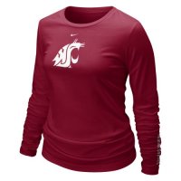 Washington State Cougars Shirt - Nike Women's Long Sleeve Logo T Shirt