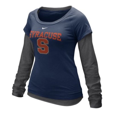 Nike Syracuse Orangemen Womens Long Sleeve Double Layer T-shirt