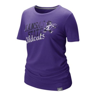 Nike Kansas State Wildcats Womens Vault Graphic T-shirt