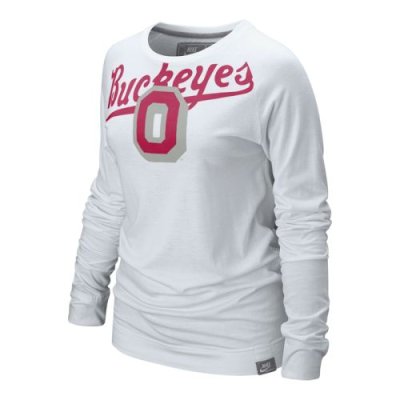 Nike Ohio State Buckeyes Womens Vault Long Sleeve T-shirt