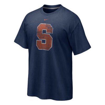 Nike Syracuse Orange Distressed Logo T-shirt