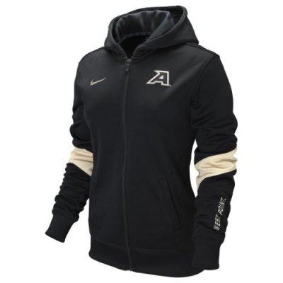 Nike Army Black Knights Womens Full-zip Performance Hooded Sweatshirt
