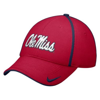 Nike Mississippi Rebels Dri-fit Legacy91 Conference Swoosh Flex Hat