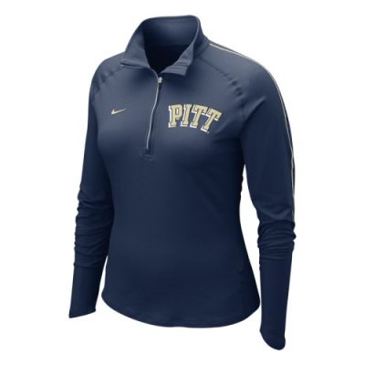 Nike Pittsburgh Panthers Womens Half-zip Dri-fit Element Top