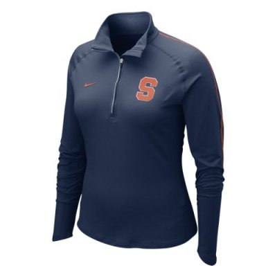 Nike Syracuse Orange Womens Half-zip Dri-fit Element Top