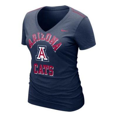 Nike Arizona Wildcats Womens Whose That V-neck T-shirt