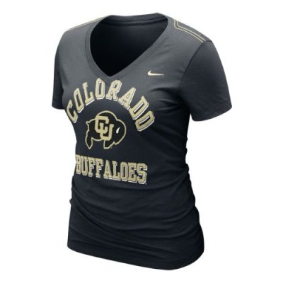 Nike Colorado Buffaloes Buffaloes Womens Whose That V-neck T-shirt