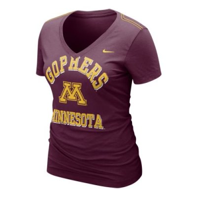 Nike Minnesota Golden Gophers Womens Whose That V-neck T-shirt