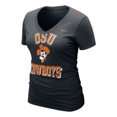 Nike Oklahoma State Cowboys Womens Whose That V-neck T-shirt