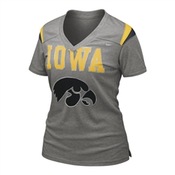 Nike Iowa Hawkeyes Womens Replica Football T-shirt
