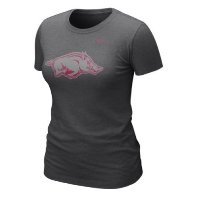 Nike Arkansas Razorbacks Womens Graphic Blended T-shirt