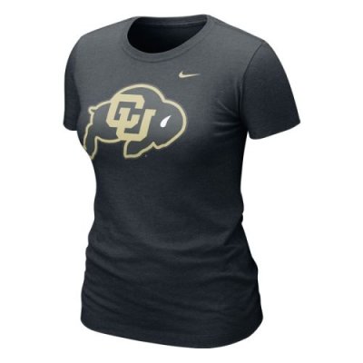Nike Colorado Buffaloes Buffaloes Womens Graphic Blended T-shirt