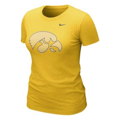 Nike Iowa Hawkeyes Womens Graphic Blended T-shirt