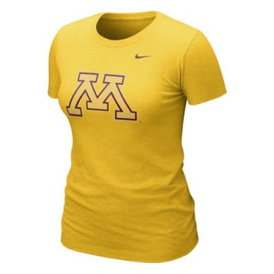 Nike Minnesota Golden Gophers Womens Graphic Blended T-shirt