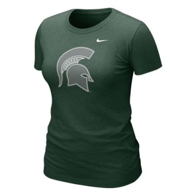 Nike Michigan State Spartans Womens Graphic Blended T-shirt
